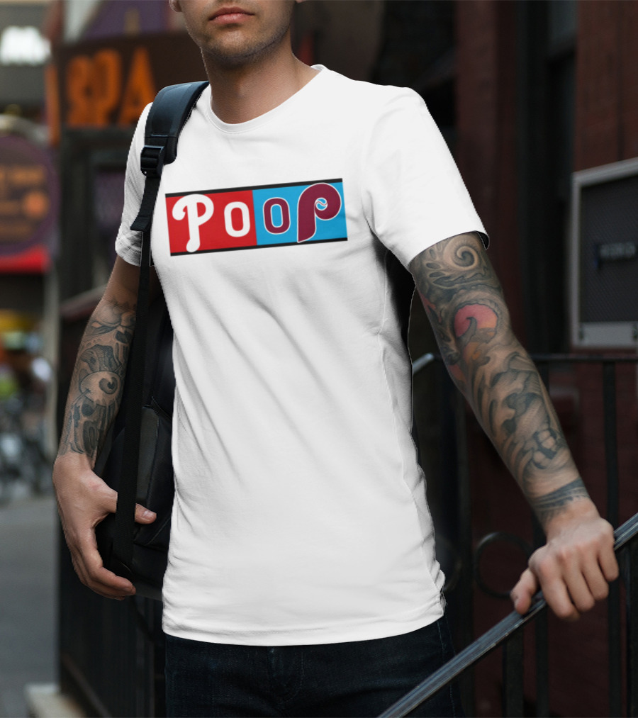 Poop Game Parody Iconic Logo Style T-Shirt