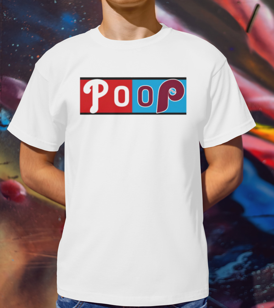 Poop Game Parody Iconic Logo Style T-Shirt