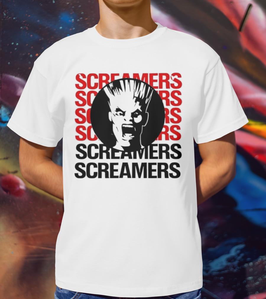 Screamers Demos Album Punk Iconic Silhouette T-Shirt