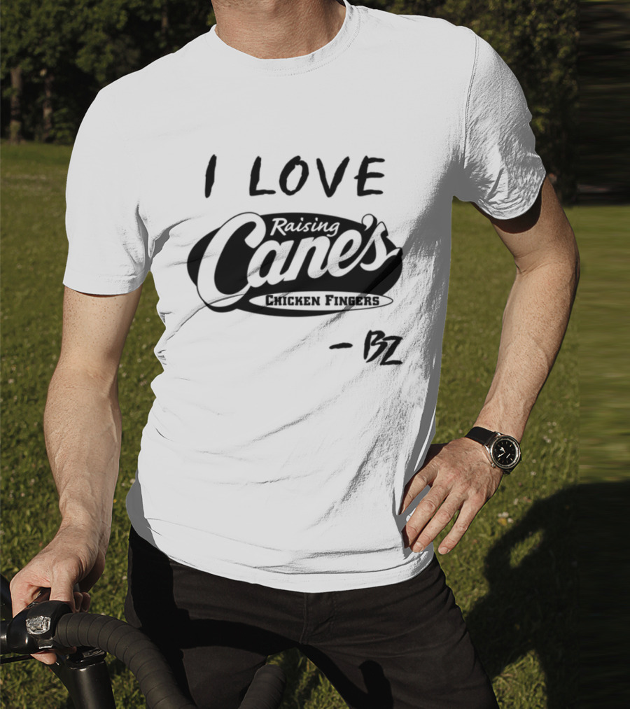 Bailey Zimmerman I Love Raising Cane’s Chicken Fingers FZ T-Shirt