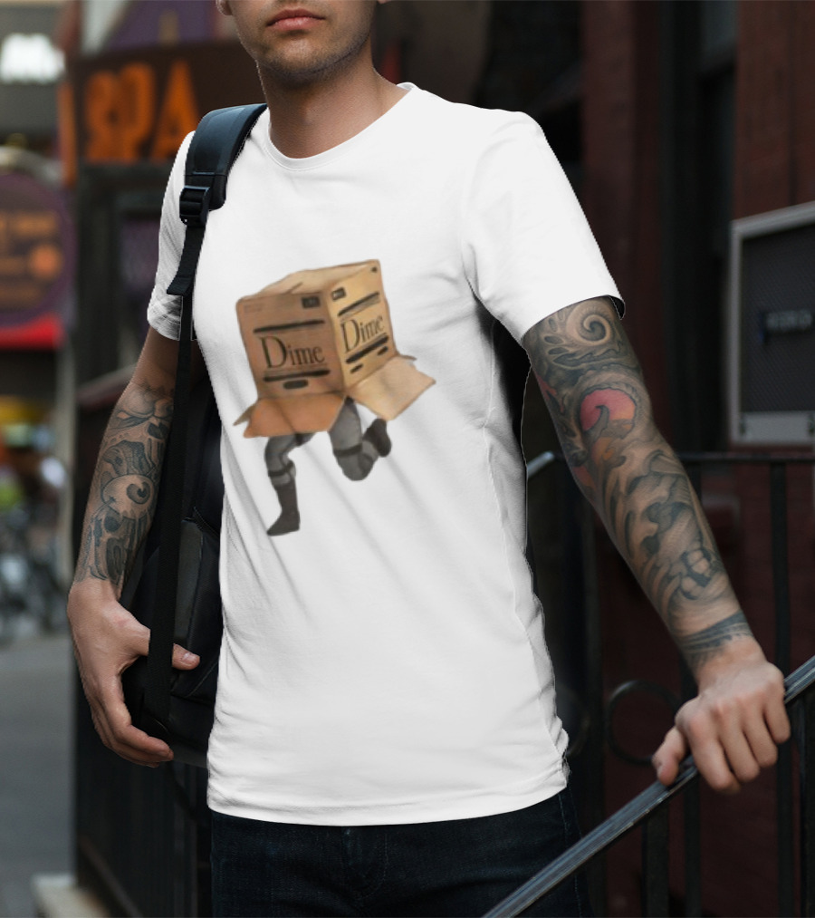 Metal Gear Solid Dime Box Costume Running T-Shirt