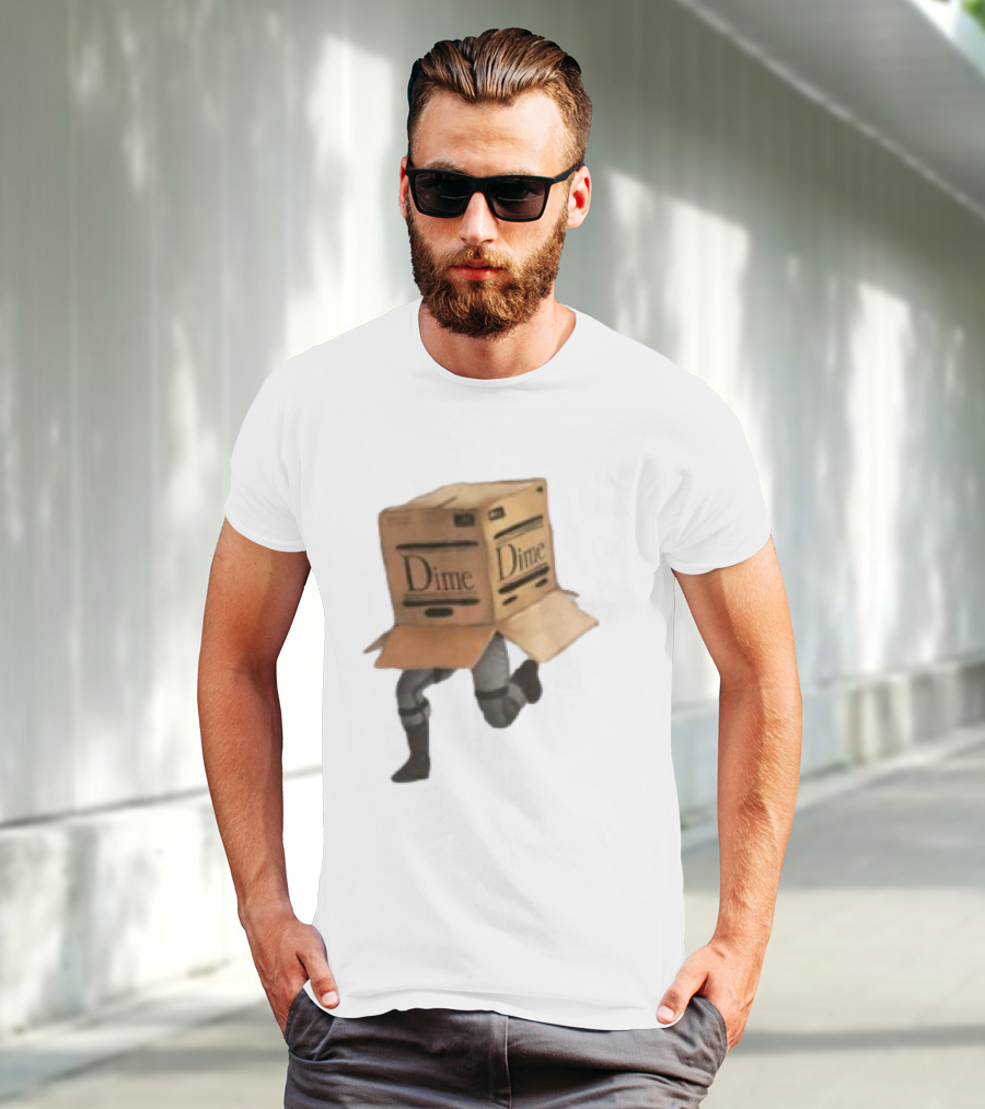 Metal Gear Solid Dime Box Costume Running T-Shirt