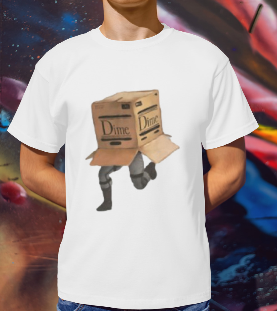 Metal Gear Solid Dime Box Costume Running T-Shirt