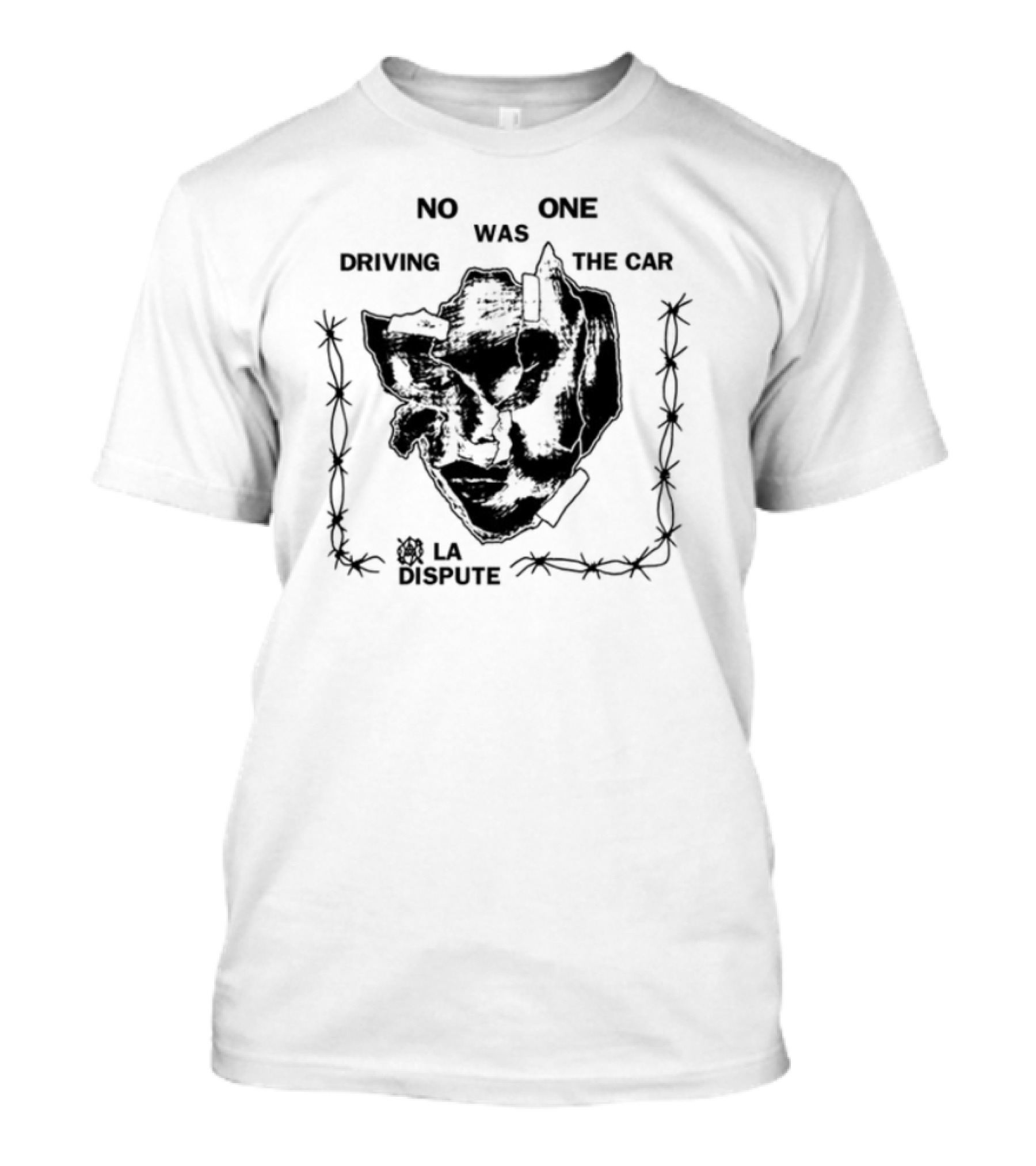 La Dispute No One Was Driving The Car Floral Heart Design T-Shirt