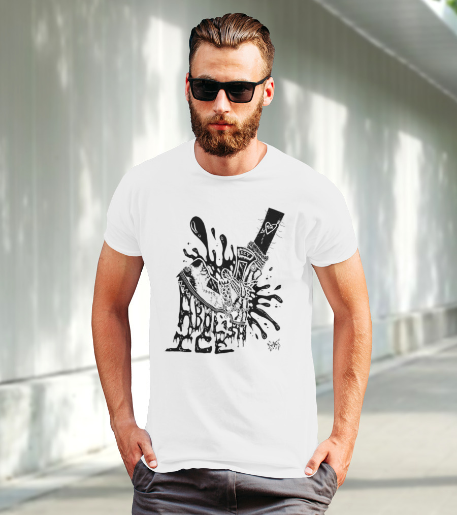 Punkwithacamera Abolish Ice Wildly Vibrant Music And Art Fusion T-Shirt