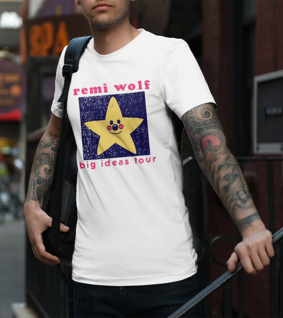 Remi Wolf Big Ideas Tour Smiling Star T-Shirt