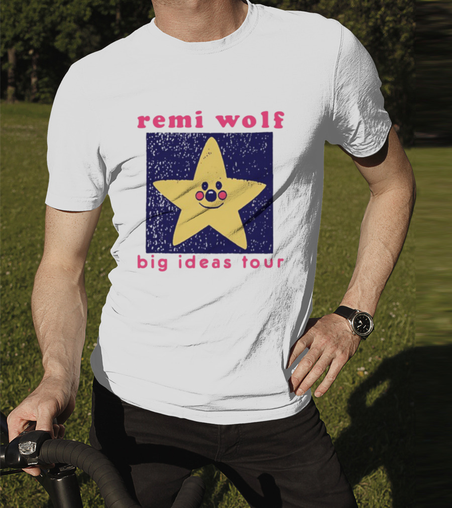 Remi Wolf Big Ideas Tour Smiling Star T-Shirt