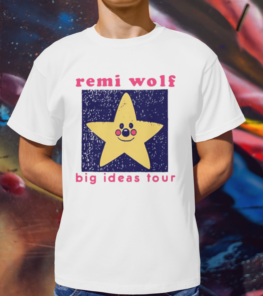 Remi Wolf Big Ideas Tour Smiling Star T-Shirt
