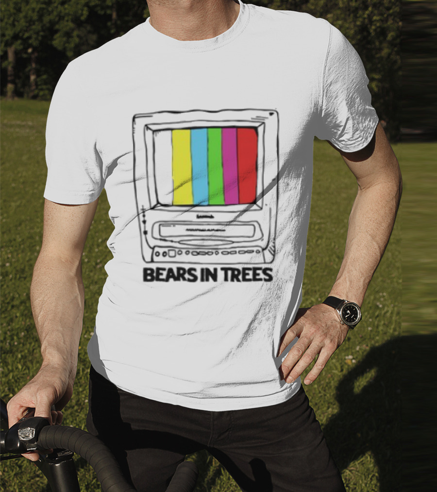 Bearsintrees TV Colorful Retro Bars Aesthetic T-Shirt