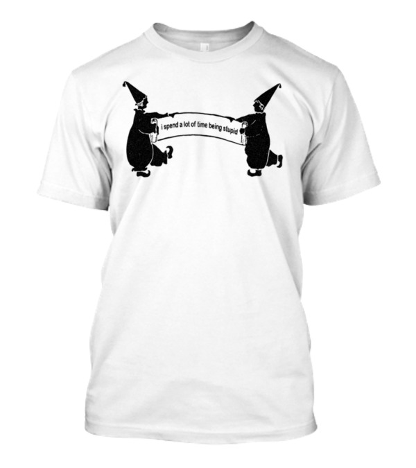 Dogecore I Spend A Lot Of Time Being Stupid Funny Meme Doge With Wizard Hats T-Shirt