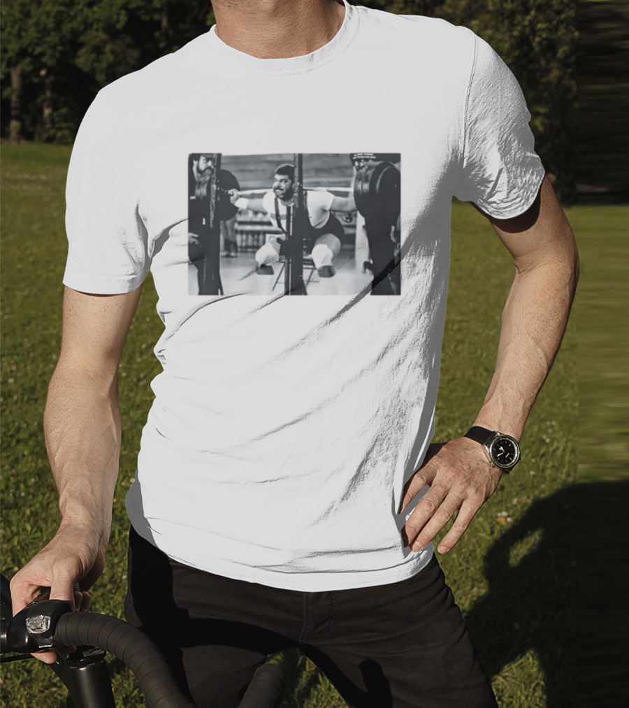 Jim Irsay Gym Powerlifting Vintage Weightlifting Session T-Shirt