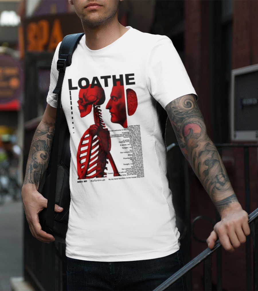 Loathe Anatomy Skull And Brain Illustration T-Shirt