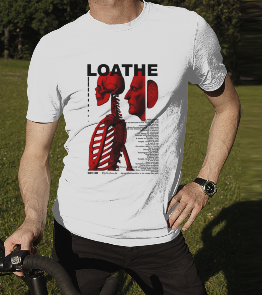 Loathe Anatomy Skull And Brain Illustration T-Shirt