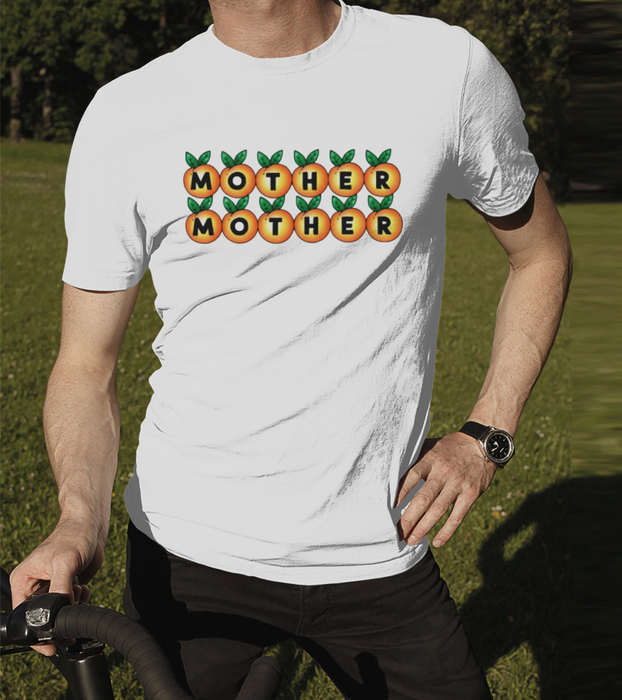 Mother Mother Peach Design Pattern T-Shirt