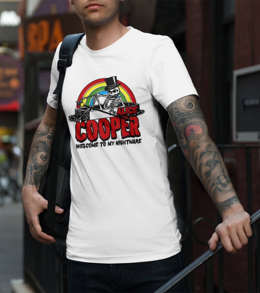 Alice Cooper Welcome To My Nightmare Rainbow Edition T-Shirt