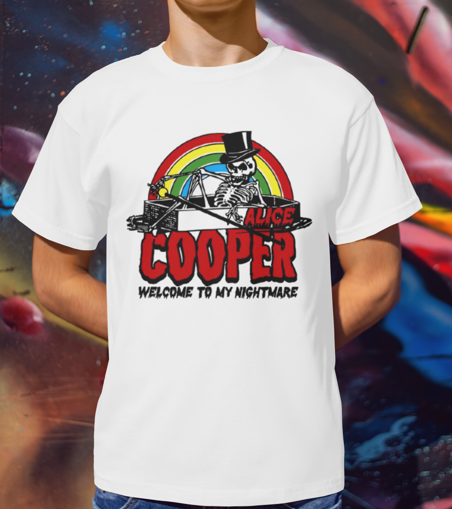 Alice Cooper Welcome To My Nightmare Rainbow Edition T-Shirt