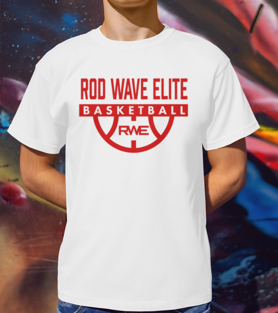 Rod Wave Elite Basketball RWE Performance White T-Shirt