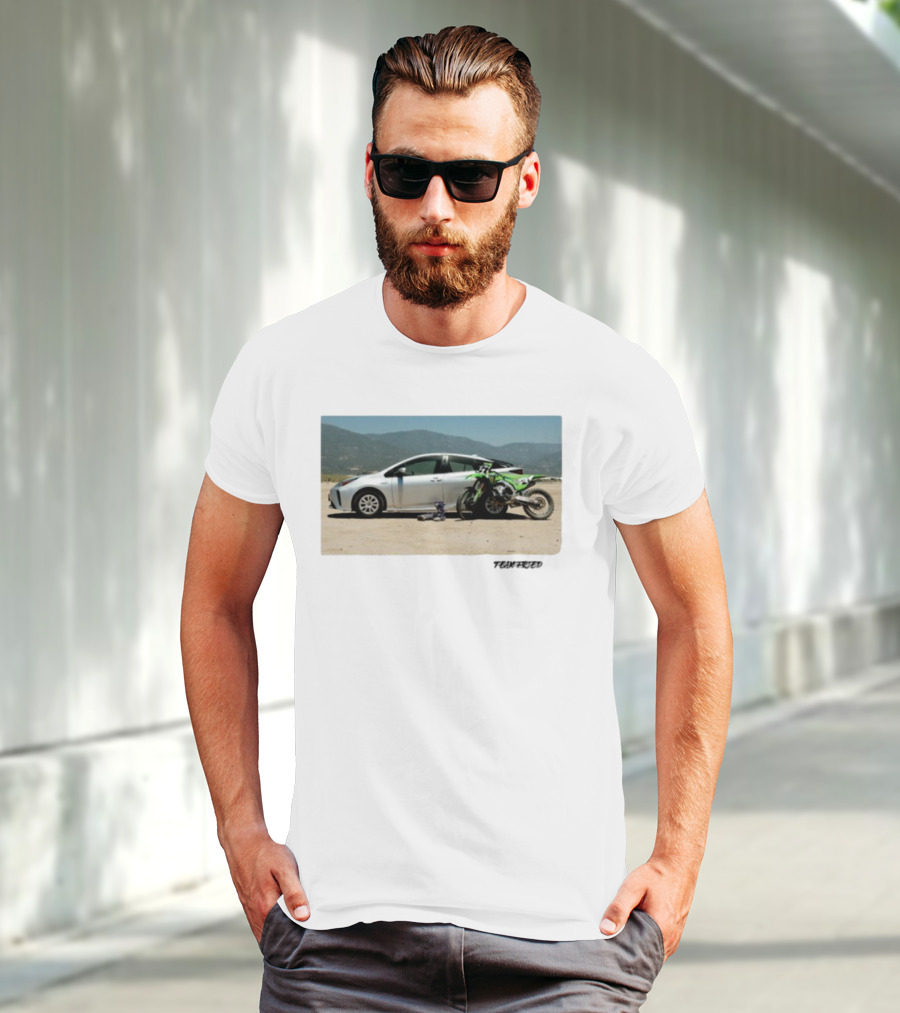 Team Fried Foreign Prius Dirt Bike Adventure TRVRD T-Shirt