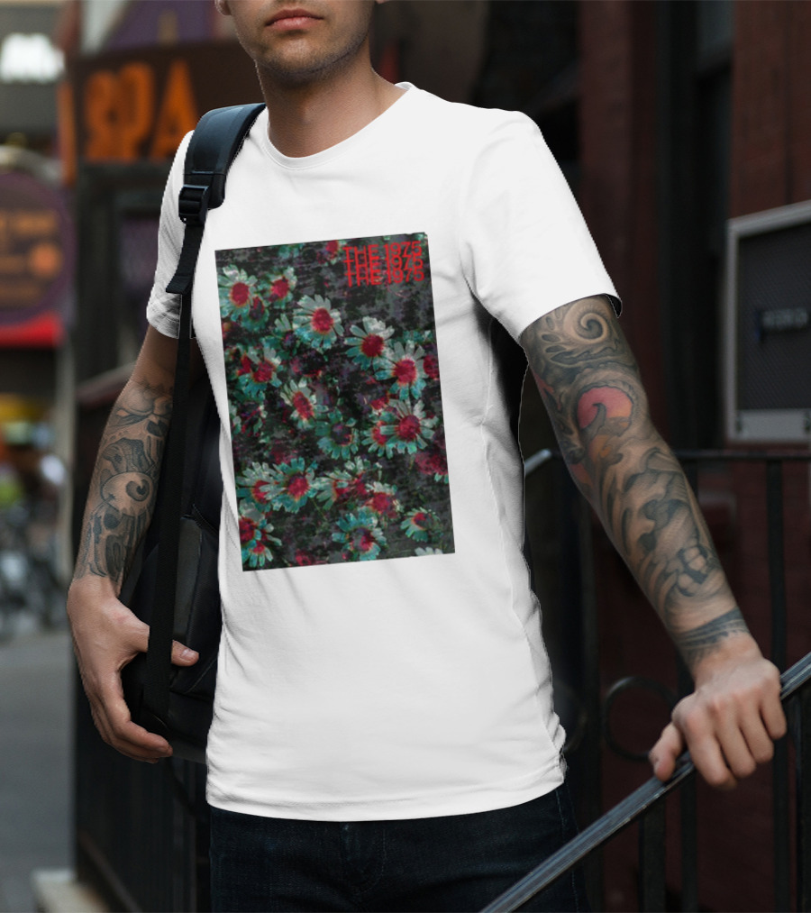 The 1975 Floral Print Graphic Flowers The 1975 T-Shirt