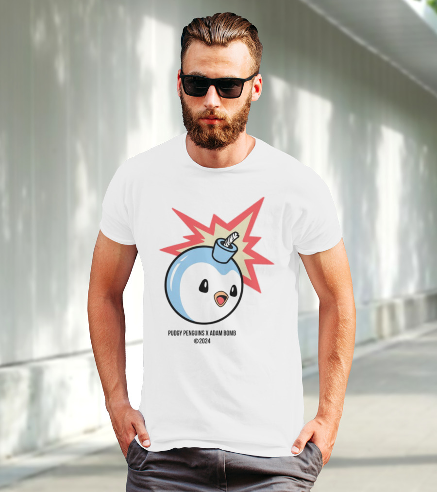 The Hundreds Pudgy Penguins Adam Bomb Collaboration 2023 T-Shirt
