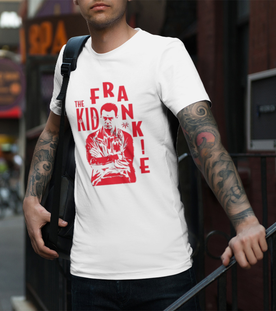 The Kid Frankie Kush Red Bold Text Outline T-Shirt