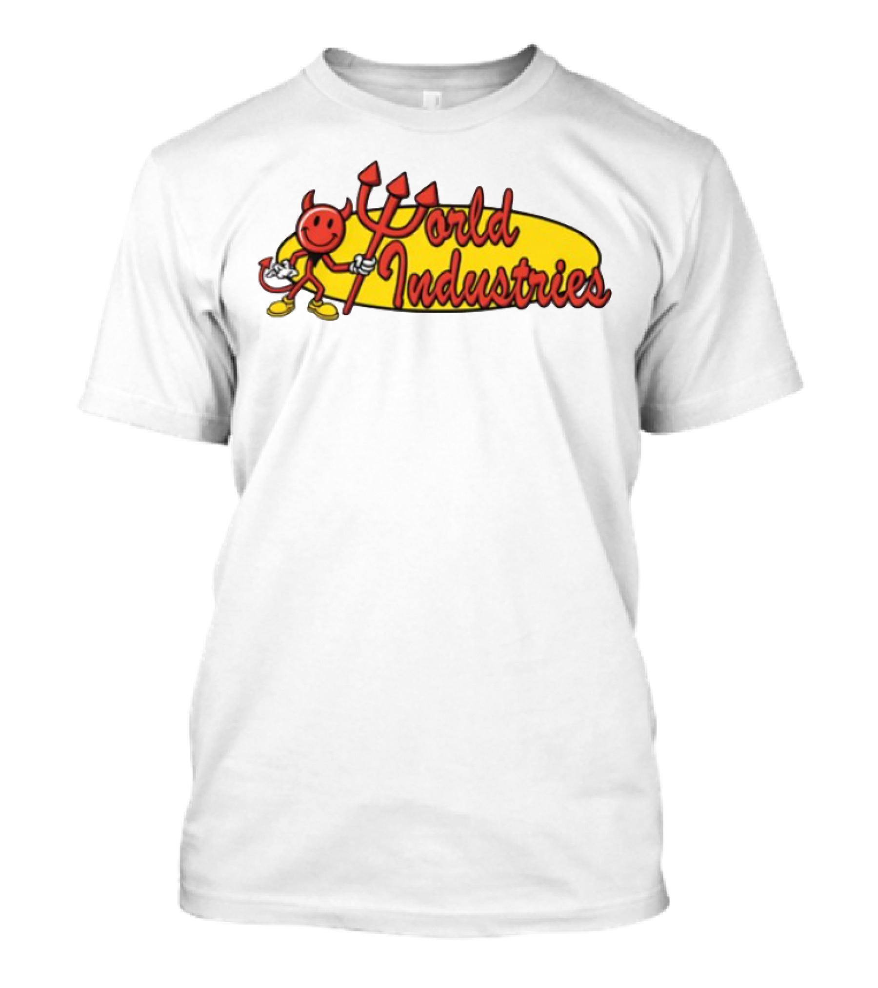 World Industries Devil Smiley Trident Oval T-Shirt