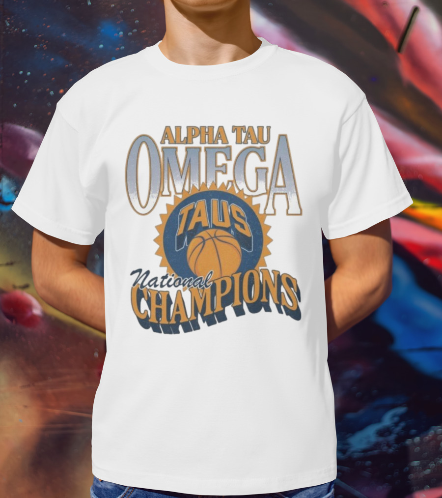 Alpha Tau Omega TAUS National Champions Basketball T-Shirt