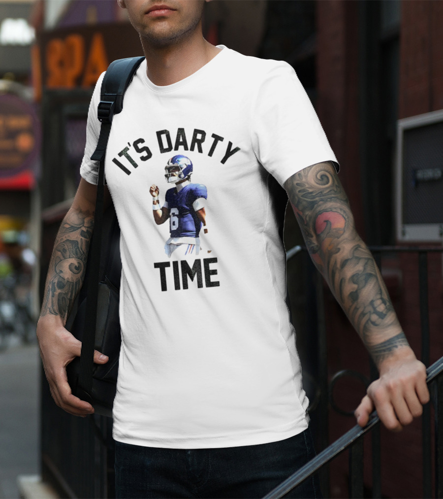 Jaxson Dart It's Darty Time New York Giants Football NFL 2025 T-Shirt