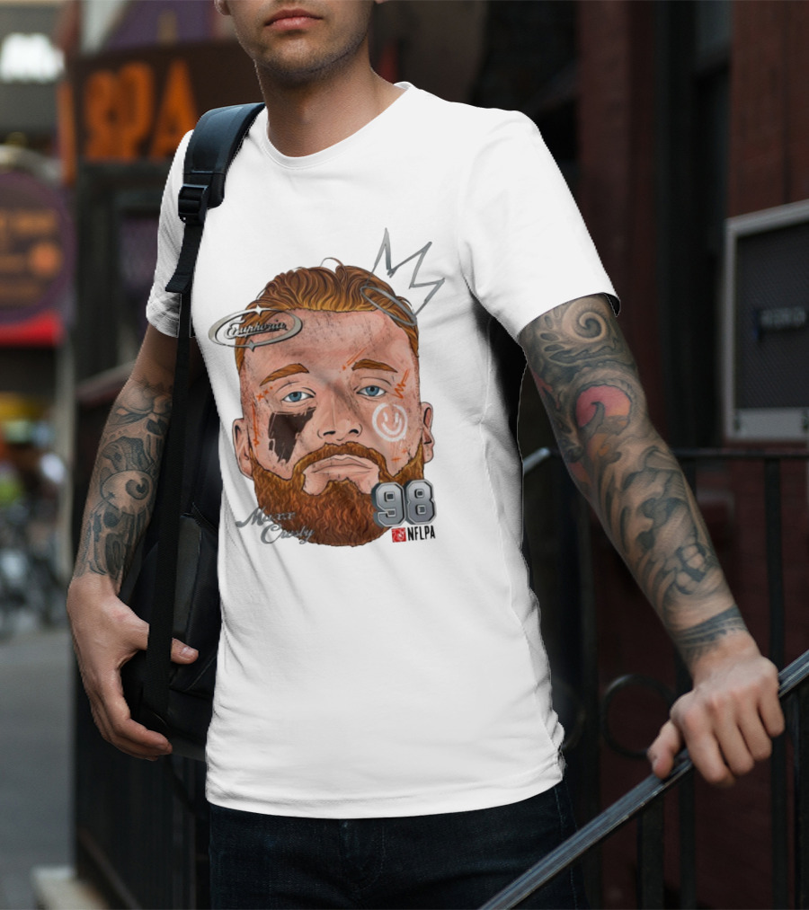 Euphoria Maxx Crosby 98 NFL Fat Head Illustration T-Shirt