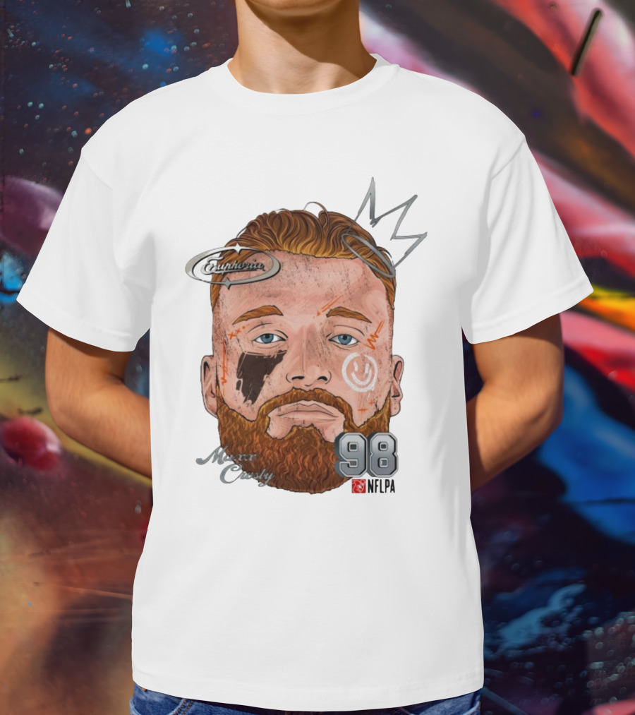 Euphoria Maxx Crosby 98 NFL Fat Head Illustration T-Shirt