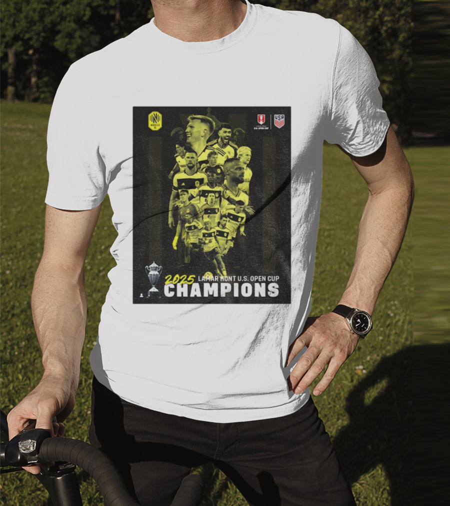 Nashville SC 2025 Lamar Hunt U.S. Open Cup Champions T-Shirt