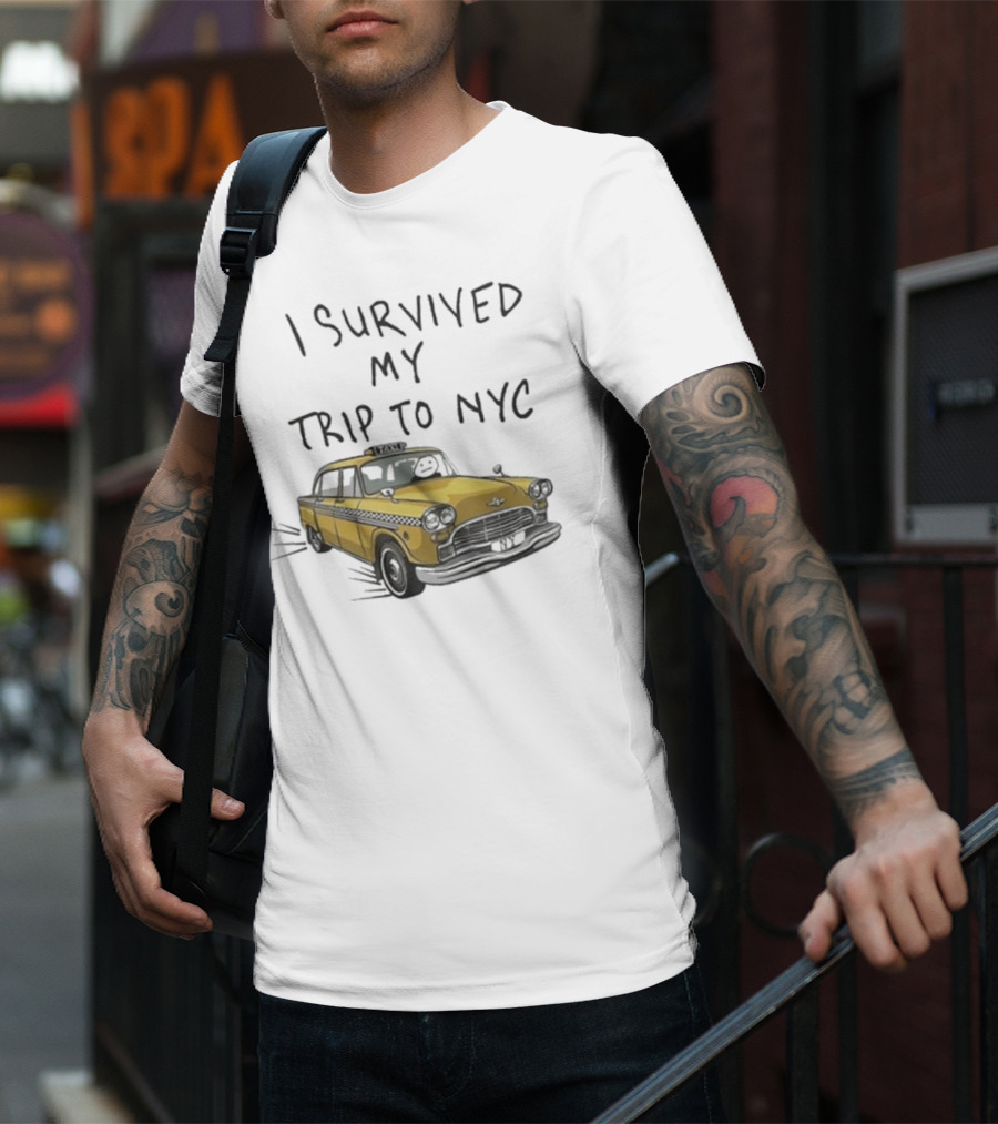 I Survived My Trip To NYC Yellow Taxi T-Shirt