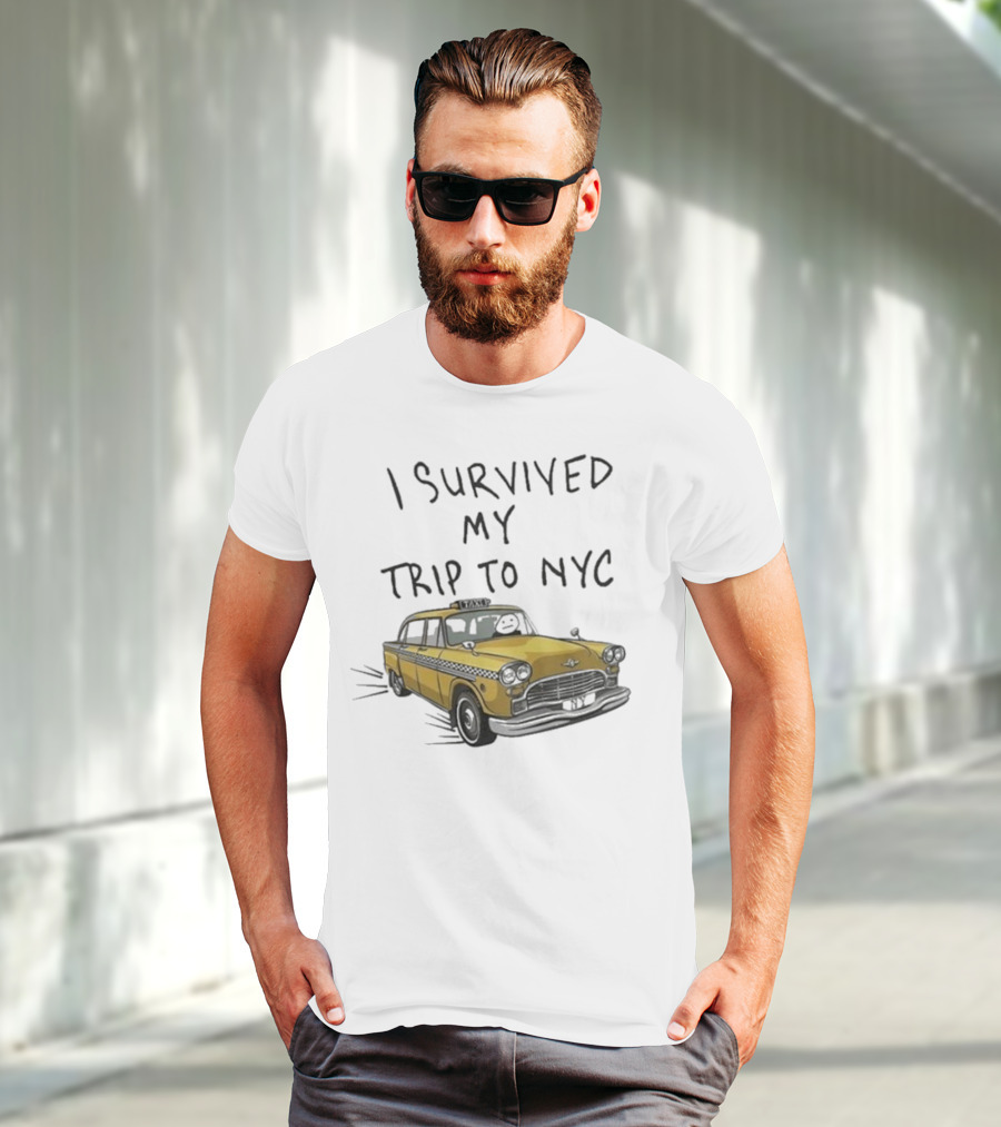 I Survived My Trip To NYC Yellow Taxi T-Shirt