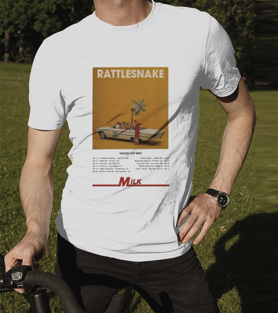 Rattlesnake Milk Feels So Good Headed Out West Tour 2026 T-Shirt