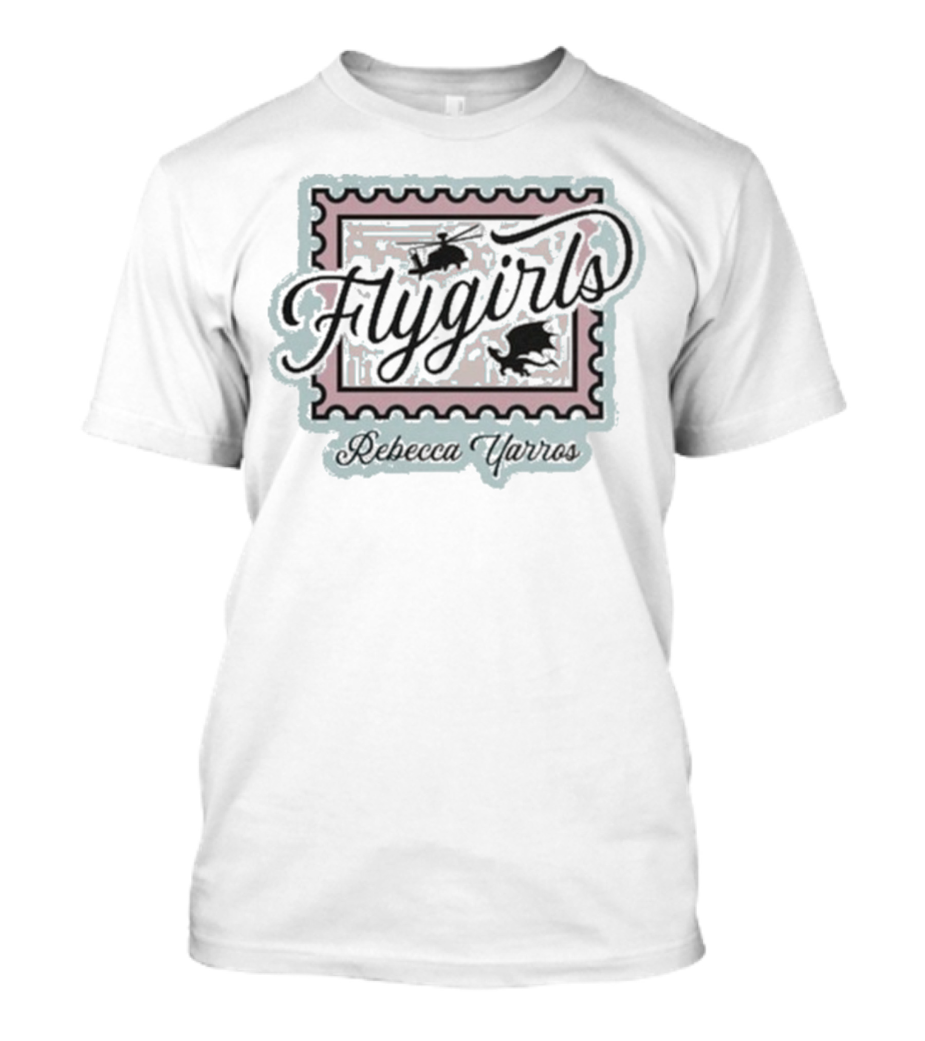 Rebecca Yarros Flygirls Stamp Motif T-Shirt