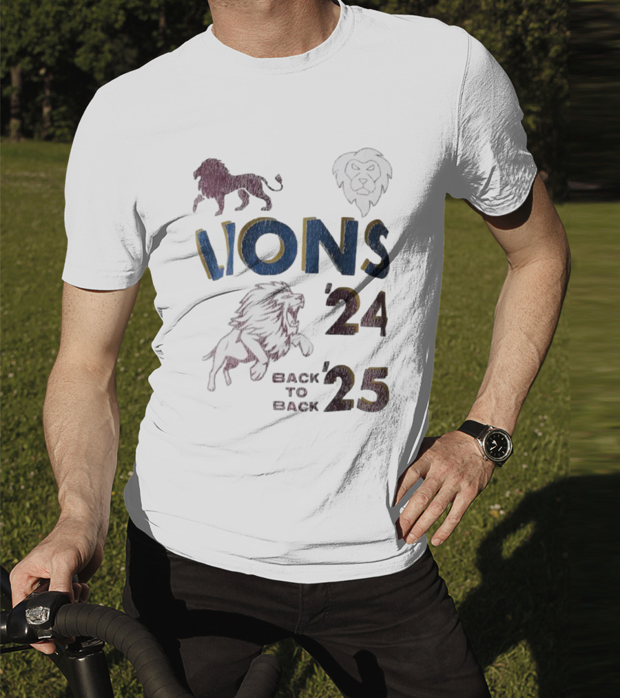 Lions Pride Back To Back '24 '25 T-Shirt