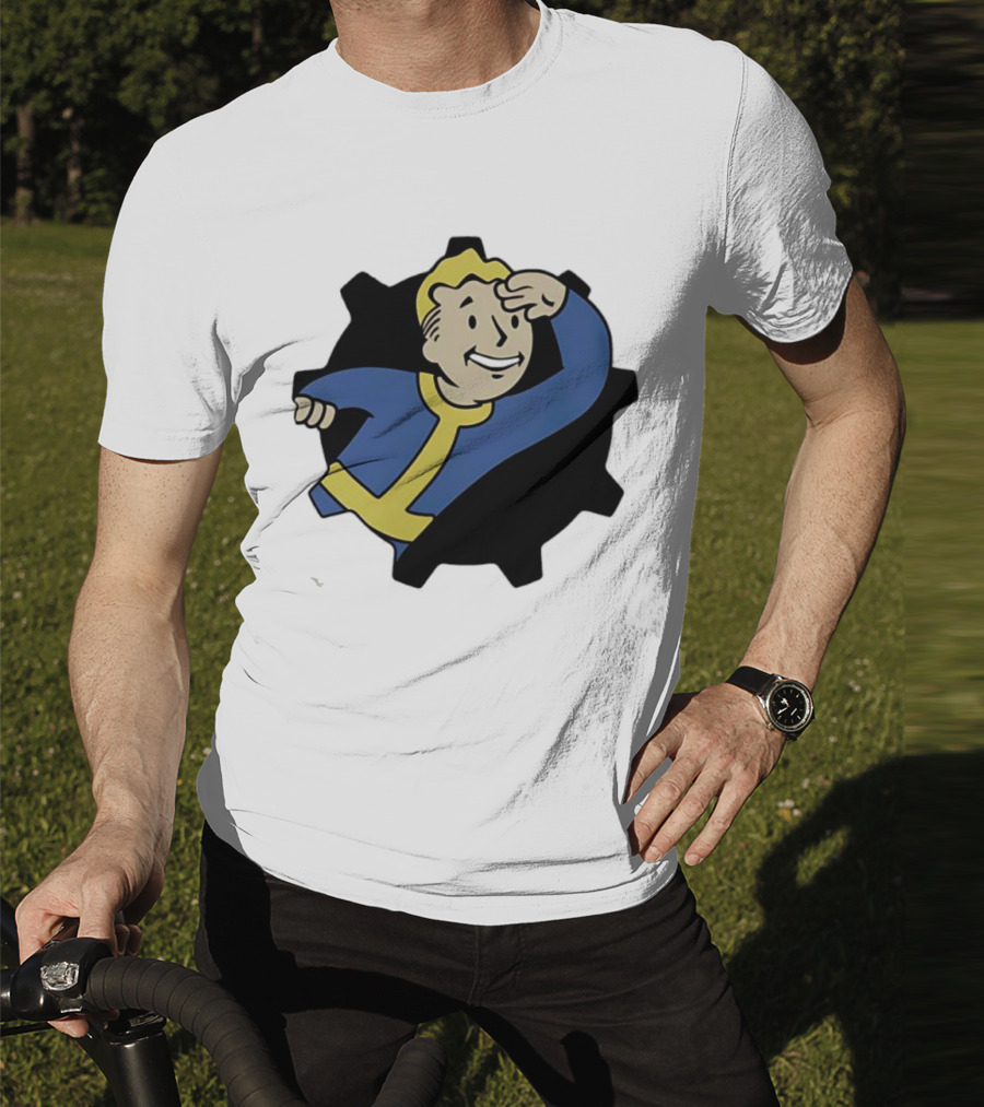 Fallout Vault Boy Lookout Iconic Pose T-Shirt