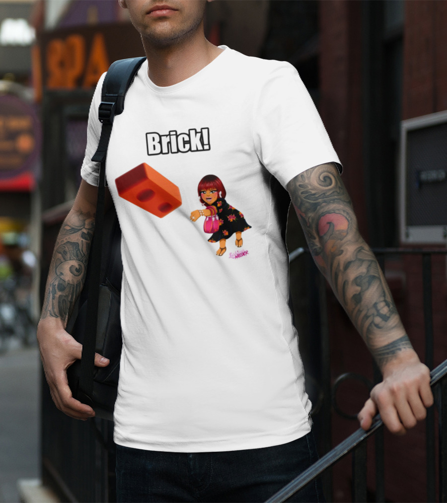 Lushious Massacr Brick! Iconic Throw Pose T-Shirt