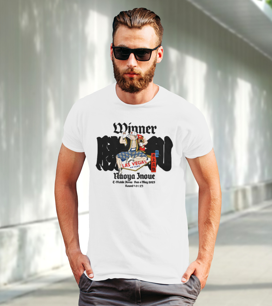 Monster Naoya Inoue Winner Las Vegas Nevada August 25 Round 10 323 T-Shirt