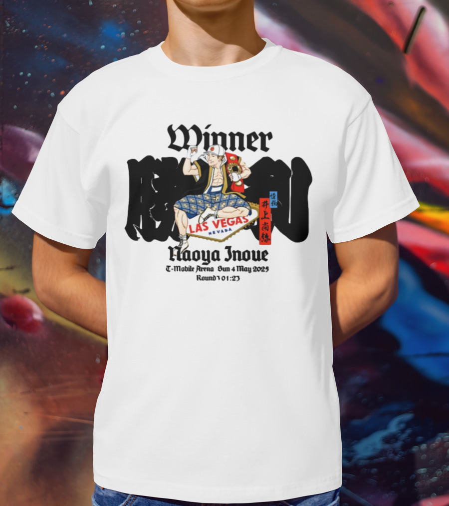Monster Naoya Inoue Winner Las Vegas Nevada August 25 Round 10 323 T-Shirt