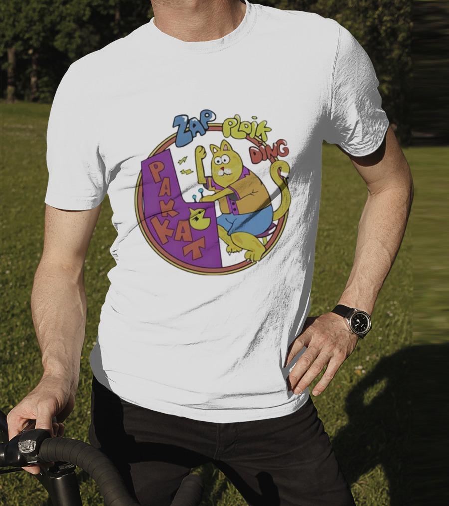 Stranger Things Zap Ploik Ding Cat Cartoon Pakkat T-Shirt