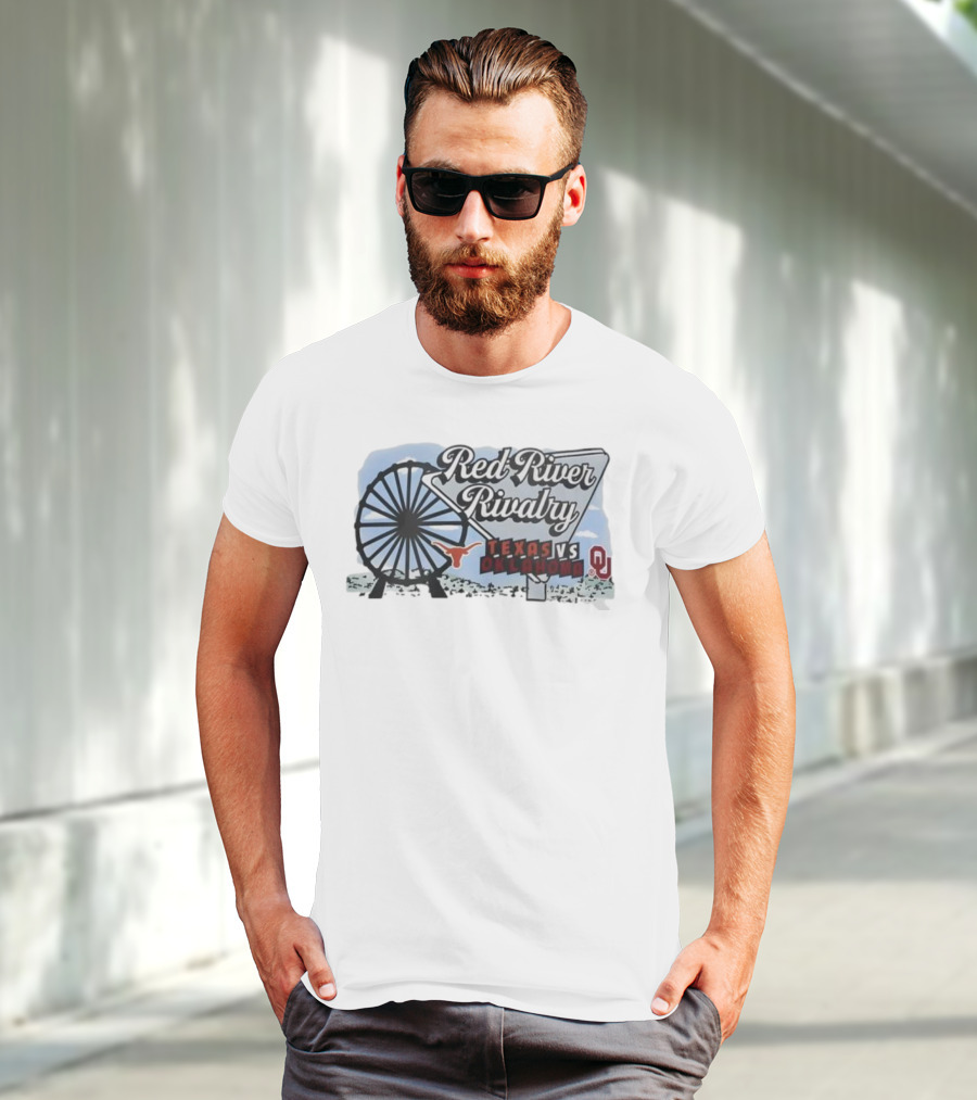 Red River Rivalry Texas Vs Oklahoma T-Shirt