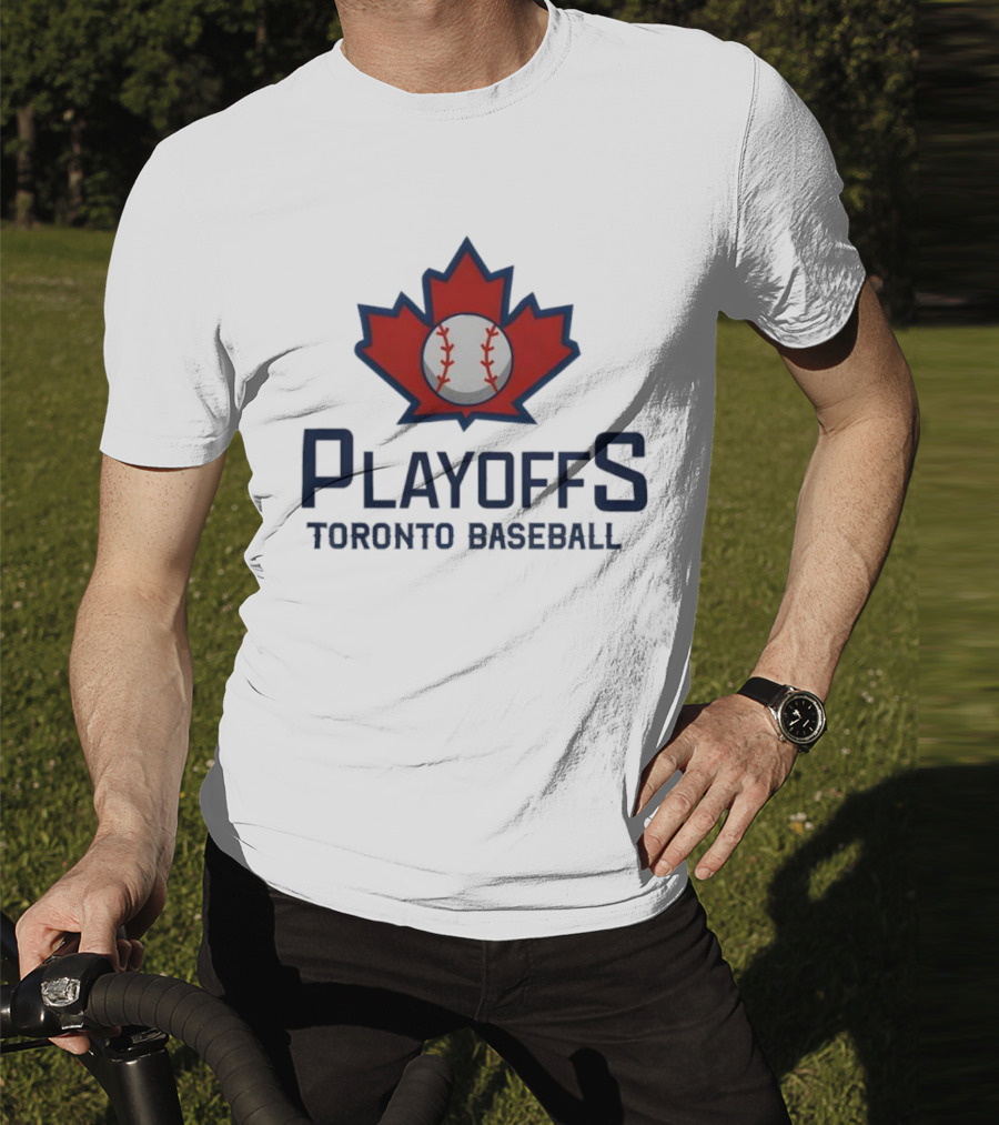 Toronto Baseball Playoffs Maple Leaf Icon T-Shirt