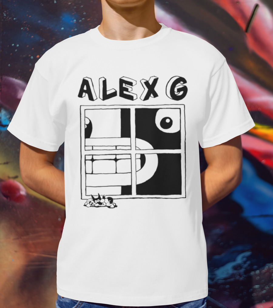 Alex G Concert Tour Music Window Design T-Shirt