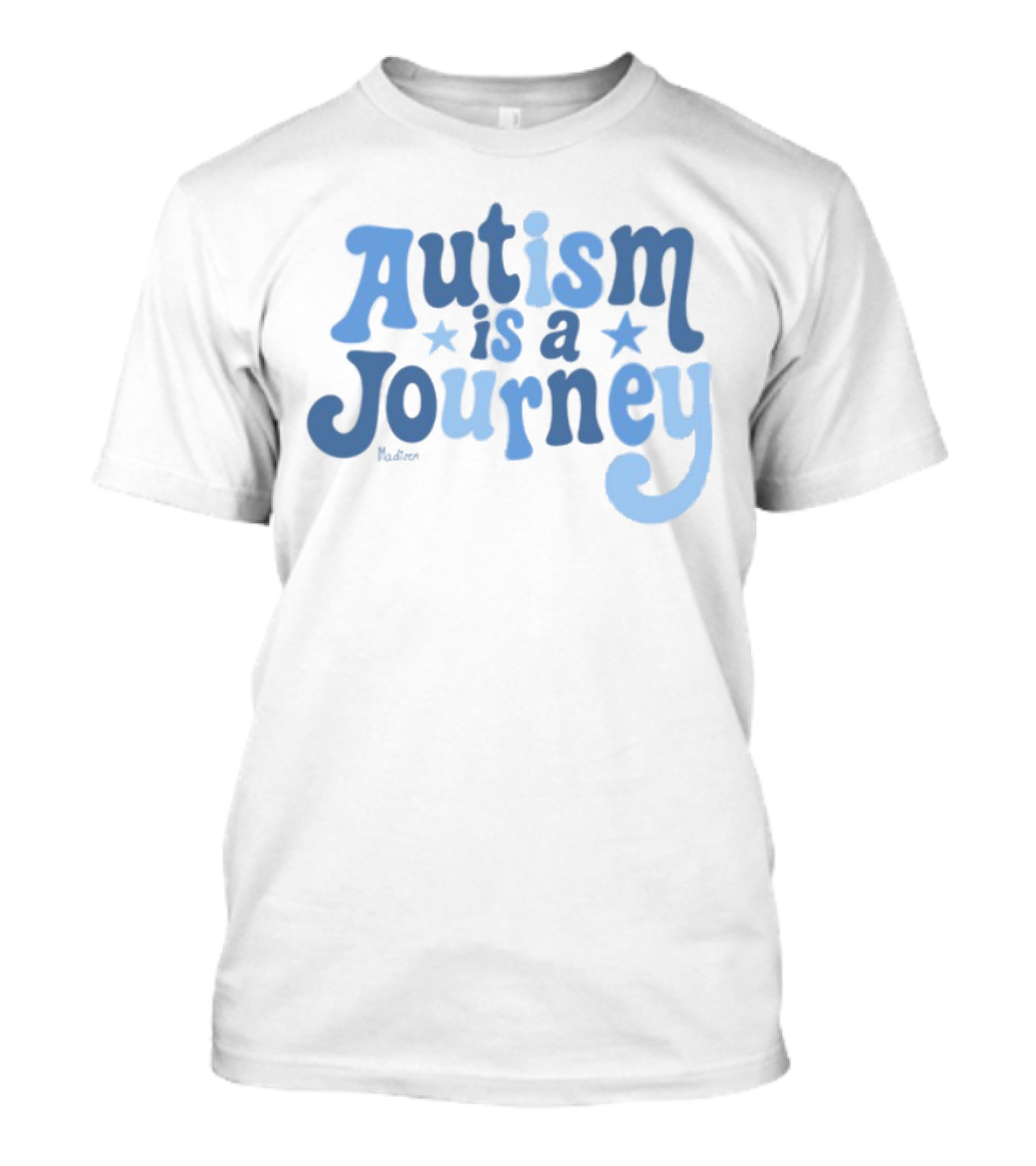 Autism Is A Journey Stars Insightful Madison Marilla T-Shirt