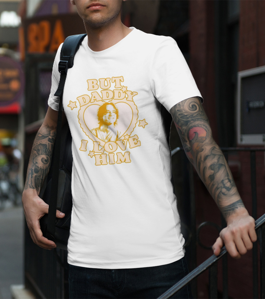 But Daddy I Love Him Heart Stars Lewis Pullman T-Shirt