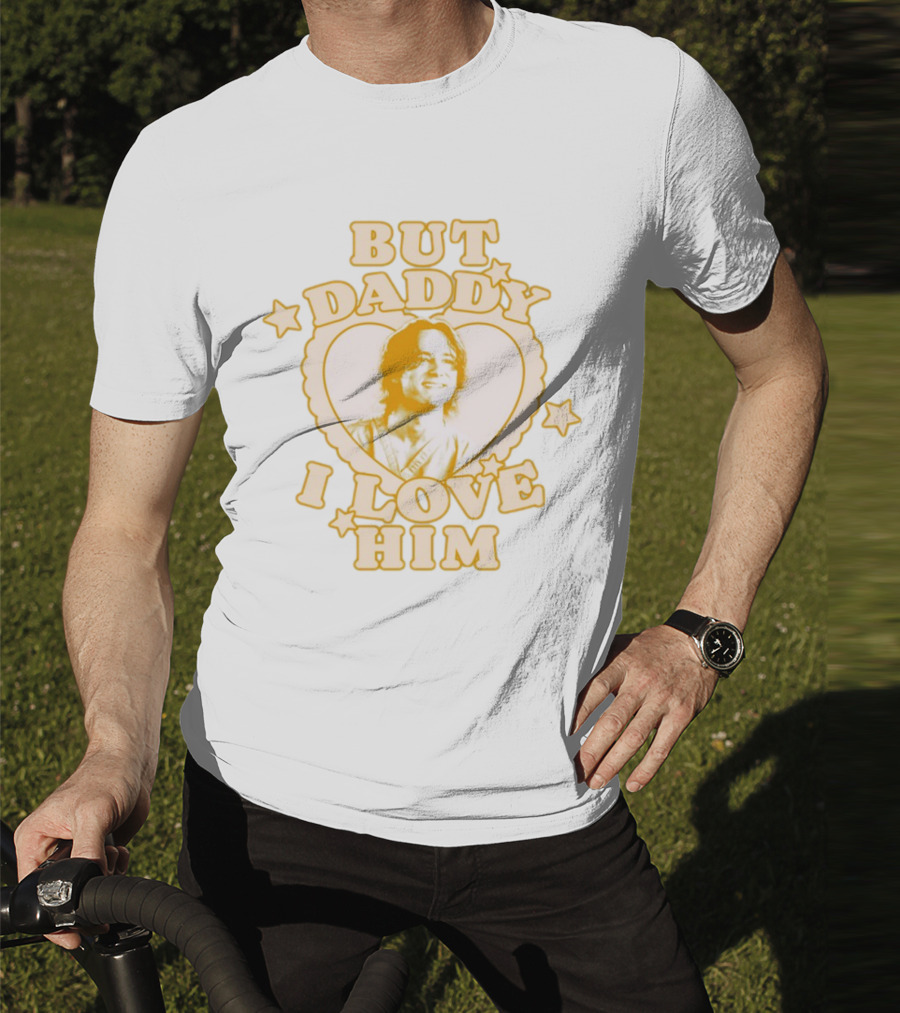 But Daddy I Love Him Heart Stars Lewis Pullman T-Shirt