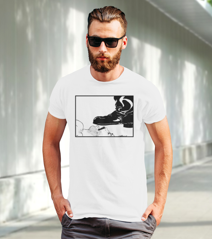Gay Leather Boot LGBTQ Boseck Bondage Pride T-Shirt
