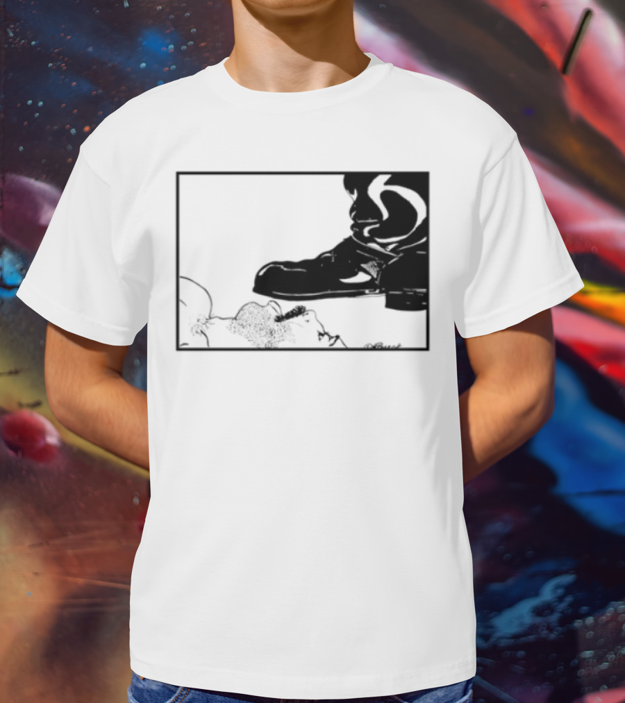 Gay Leather Boot LGBTQ Boseck Bondage Pride T-Shirt