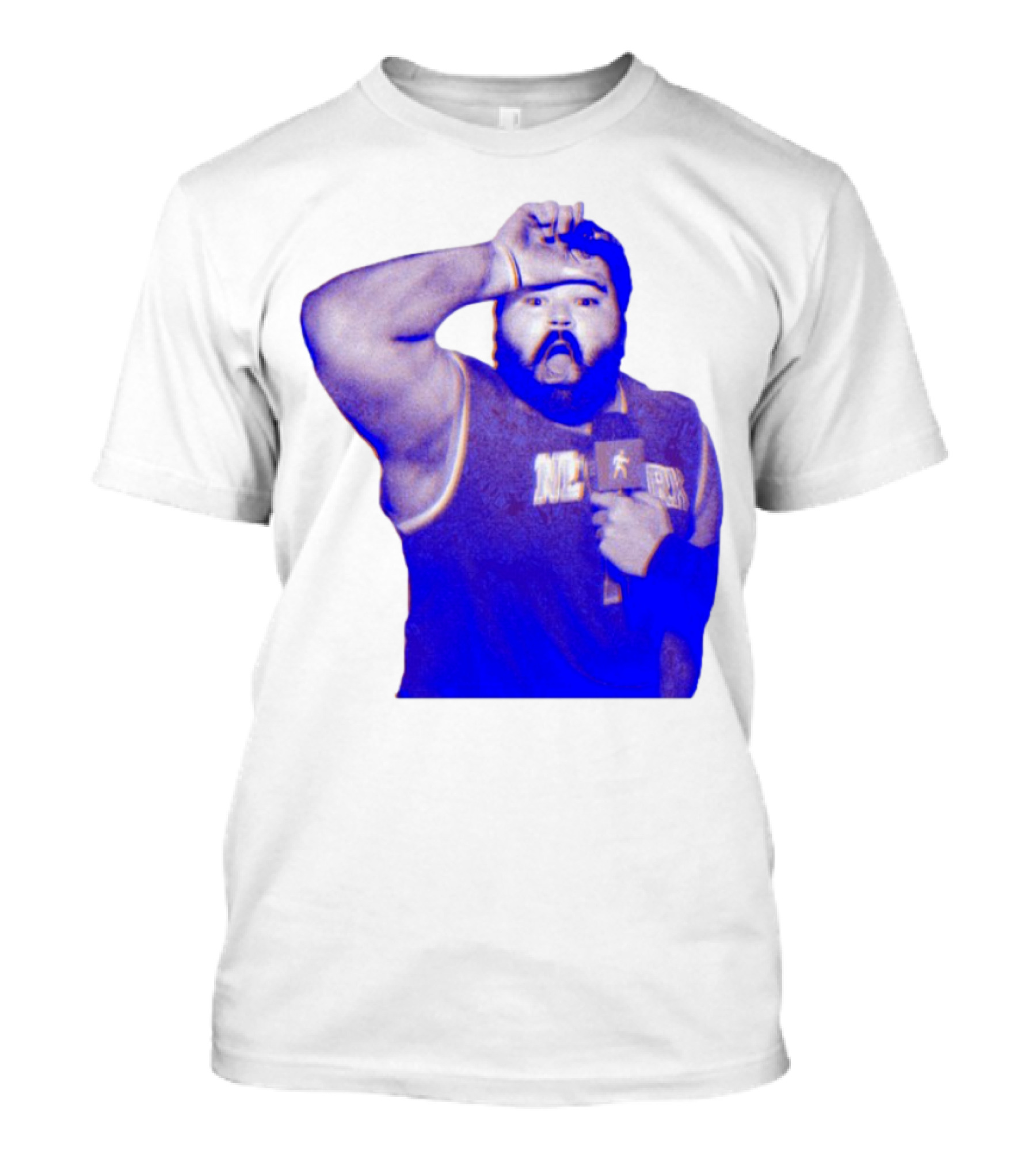 "Karltowns Wearing Jason Dantona NYC Basketball Theme Blue Tone" T-Shirt